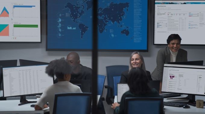 Team working together