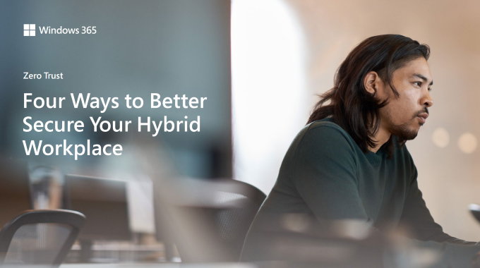 Man working on computer and title of guide next to him.